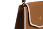 Lucky Bees Bolso Bandolera Camel y Crema